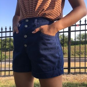 High waisted vintage sostanza shorts